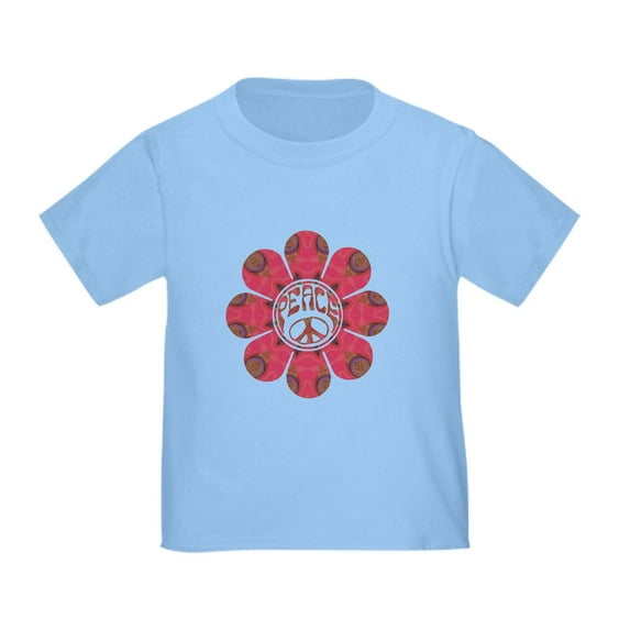 CafePress - Peace Flower Affection Toddler T Shirt - Cute Toddler T-Shirt, 100% Cotton