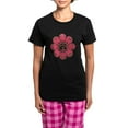 thumbnail image 1 of CafePress - Peace Flower Affection Women's Dark Pajamas - Women's Short Sleeve Print T-Shirt and Pants Dark Cotton Pajama Set, 1 of 7