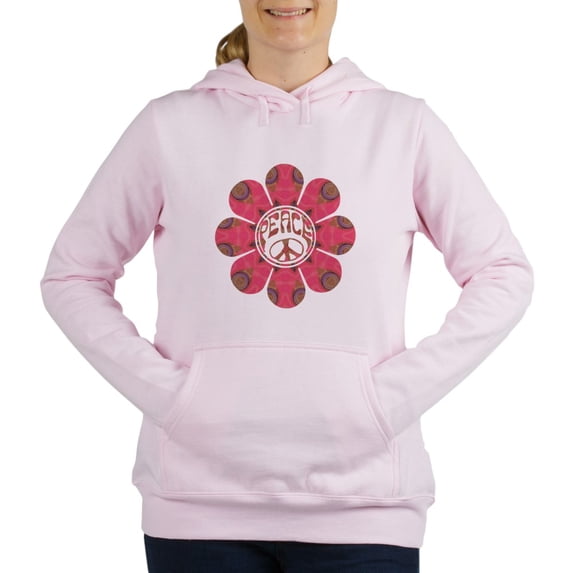 CafePress - Peace Flower Affection - Women's Hooded Sweatshirt
