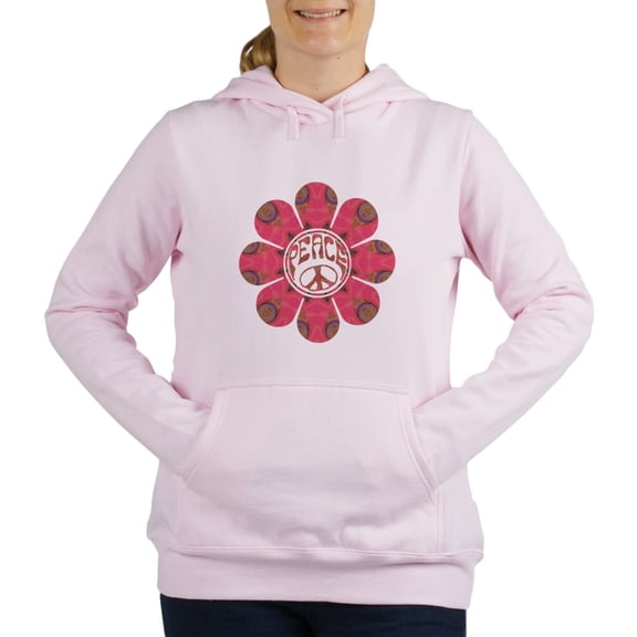 CafePress - Peace Flower Affection - Women's Hooded Sweatshirt