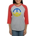 thumbnail image 1 of CafePress - Peace For Ukraine Lover I Stan Long Sleeve T Shirt - Womens Baseball Tee, 1 of 4