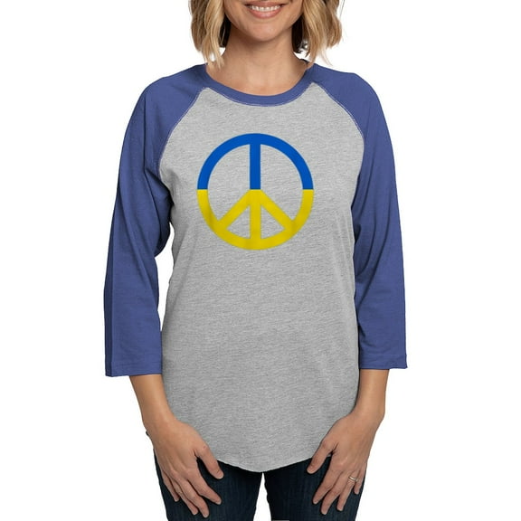 CafePress - Peace For Ukraine Lover I Stan Long Sleeve T Shirt - Womens Baseball Tee