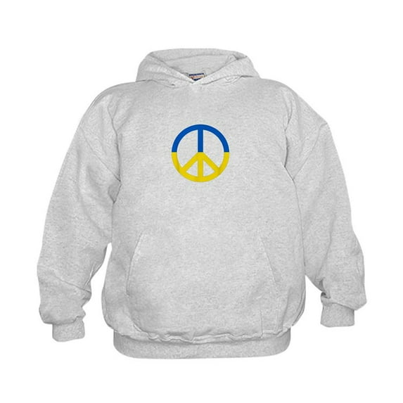CafePress - Peace For Ukraine Lover I Stand With Uk Sweatshirt - Kids Hooded Sweatshirt, Classic Hoodie