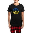 thumbnail image 1 of CafePress - Peace For Ukraine Lover I Stand With Ukrai Pajamas - Women's Short Sleeve Print T-Shirt and Pants Dark Cotton Pajama Set, 1 of 7