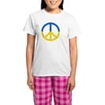 thumbnail image 1 of CafePress - Peace For Ukraine Lover I Stand With Ukrai Pajamas - Women's Short Sleeve Print T-Shirt and Pants Light Cotton Pajama Set, 1 of 7