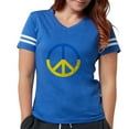thumbnail image 1 of CafePress - Peace For Ukraine Lover I Stand With Ukrai T Shirt - Womens Football Shirt, 1 of 4