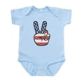 thumbnail image 1 of CafePress - Peace Hand Infant Bodysuit - Baby Light Bodysuit, Size Newborn - 24 Months, 1 of 4