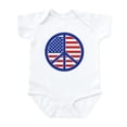 thumbnail image 1 of CafePress - Peace In America Body Suit - Baby Light Bodysuit, Size Newborn - 24 Months, 1 of 4