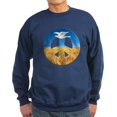 thumbnail image 1 of CafePress - Peace In Ukraine - Classic Crew Neck Sweatshirt, 1 of 4