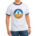thumbnail image 1 of CafePress - Peace In Ukraine Men's Ringer T Shirt - 100% Cotton Ringed T-Shirt, 1 of 4