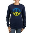 thumbnail image 1 of CafePress - Peace In Ukraine. Stand With U Long Sleeve T Shirt - Women's Long Sleeve Graphic Tee Casual Fit, 1 of 4