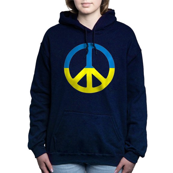 CafePress - Peace In Ukraine. Stand With Ukraine. S Sweatshirt - Pullover Hoodie, Classic & Comfortable Hooded Sweatshirt