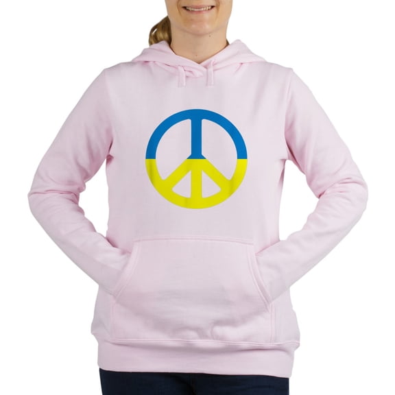 CafePress - Peace In Ukraine. Stand With Ukraine. S Sweatshirt - Women's Hooded Sweatshirt