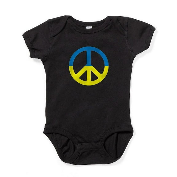 CafePress - Peace In Ukraine. Stand With Ukraine. Su Body Suit - Cute Infant Bodysuit Baby Romper - Size Newborn - 24 Months