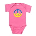 thumbnail image 1 of CafePress - Peace In Ukraine. Stand With Ukraine. Su Body Suit - Cute Infant Bodysuit Baby Romper - Size Newborn - 24 Months, 1 of 3