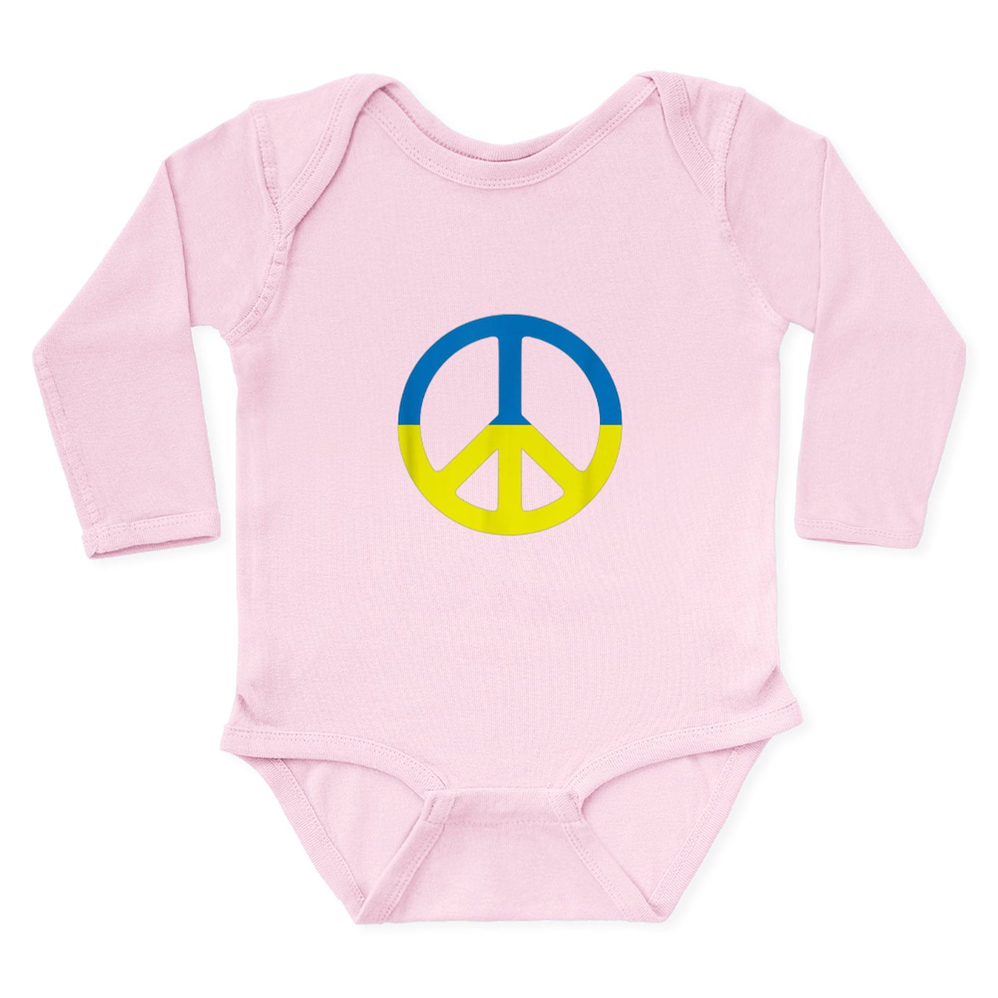 CafePress Peace In Ukraine. Stand With Ukraine. Su Body Suit Long