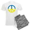 thumbnail image 1 of CafePress - Peace In Ukraine. Stand With Ukraine. Supp Pajamas - Men's Light Loose Fit Cotton Pajama Set, 1 of 7