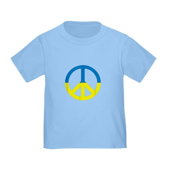 CafePress - Peace In Ukraine. Stand With Ukraine. Supp T Shirt - Cute Toddler T-Shirt, 100% Cotton