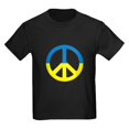 thumbnail image 1 of CafePress - Peace In Ukraine. Stand With Ukraine. Supp T Shirt - Dark T-Shirt Kids XS-XL, 1 of 4