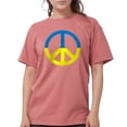 thumbnail image 1 of CafePress - Peace In Ukraine. Stand With Ukraine. Supp T Shirt - Womens Comfort Colors® Shirt, 1 of 4