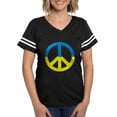 thumbnail image 1 of CafePress - Peace In Ukraine. Stand With Ukraine. Supp T Shirt - Womens Football Shirt, 1 of 4