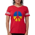 thumbnail image 1 of CafePress - Peace In Ukraine T Shirt - Womens Football Shirt, 1 of 4