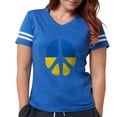 thumbnail image 1 of CafePress - Peace In Ukraine T Shirt - Womens Football Shirt, 1 of 4