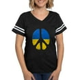 thumbnail image 1 of CafePress - Peace In Ukraine T Shirt - Womens Football Shirt, 1 of 4