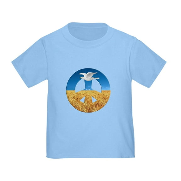 CafePress - Peace In Ukraine Toddler T Shirt - Cute Toddler T-Shirt, 100% Cotton