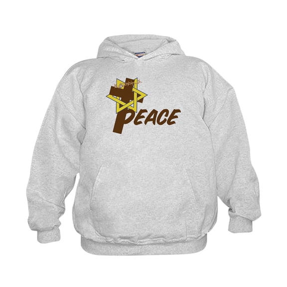 CafePress - Peace - Kids Hooded Sweatshirt, Classic Hoodie