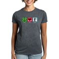 thumbnail image 1 of CafePress - Peace Love Archery Women's Dark T Shirt - Women's Traditional Fit Dark T-Shirt, 1 of 4