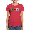 thumbnail image 1 of CafePress - Peace Love Archery Women's Dark T Shirt - Women's Traditional Fit Dark T-Shirt, 1 of 4