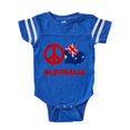 thumbnail image 1 of CafePress - Peace Love Australia - Cute Infant Baby Football Bodysuit, 1 of 3