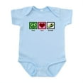 thumbnail image 1 of CafePress - Peace Love Avocado Infant Bodysuit - Baby Light Bodysuit, Size Newborn - 24 Months, 1 of 4