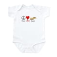 thumbnail image 1 of CafePress - Peace Love Bagels Infant Bodysuit - Baby Light Bodysuit, Size Newborn - 24 Months, 1 of 4