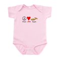 thumbnail image 1 of CafePress - Peace Love Bagels Infant Bodysuit - Baby Light Bodysuit, Size Newborn - 24 Months, 1 of 4