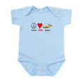 thumbnail image 1 of CafePress - Peace Love Bagels Infant Bodysuit - Baby Light Bodysuit, Size Newborn - 24 Months, 1 of 4