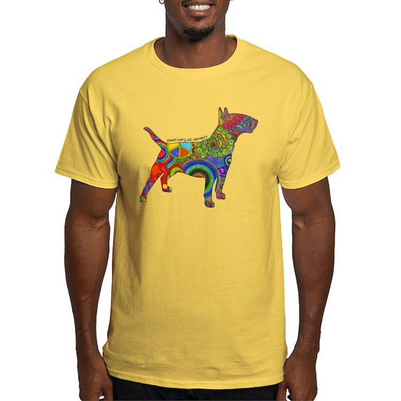 CafePress - Peace Love Bull Terriers Light T Shirt - Men's Classic Graphic T-Shirt