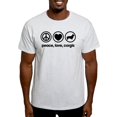 thumbnail image 1 of CafePress - Peace Love Corgis Light T Shirt - Light T-Shirt - CP, 1 of 4