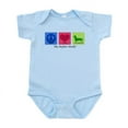 thumbnail image 1 of CafePress - Peace Love Dachshund Infant Bodysuit - Baby Light Bodysuit, Size Newborn - 24 Months, 1 of 4