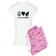thumbnail image 1 of CafePress - Peace, Love, Doodles - Women's Light Pajamas, 1 of 1
