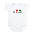 thumbnail image 1 of CafePress - Peace Love Gardening Infant Bodysuit - Baby Light Bodysuit, Size Newborn - 24 Months, 1 of 4