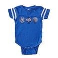 thumbnail image 1 of CafePress - Peace Love Golf - Cute Infant Baby Football Bodysuit, 1 of 3