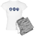 thumbnail image 1 of CafePress - Peace Love Golf Women's Light Pajamas - Women's Short Sleeve Print T-Shirt and Pants Light Cotton Pajama Set, 1 of 7