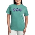 thumbnail image 1 of CafePress - Peace Love Golf - Womens Comfort Colors® Shirt, 1 of 4