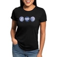 thumbnail image 1 of CafePress - Peace Love Golf Womens Tri Blend T Shirt - Womens Tri-blend T-Shirt, 1 of 4