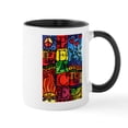 thumbnail image 1 of CafePress - Peace, Love, Grow Mugs - 11 oz Ceramic Mug - Novelty Coffee Tea Cup, 1 of 6