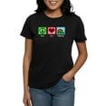 thumbnail image 1 of CafePress - Peace Love Hedgehogs Women's Classic T Shirt - Women's Traditional Fit Dark T-Shirt, 1 of 4