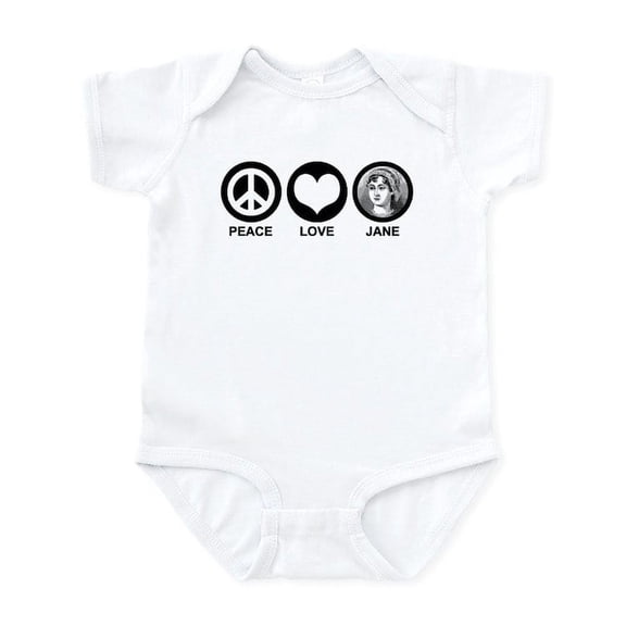 CafePress - Peace Love Jane Infant Bodysuit - Baby Light Bodysuit, Size Newborn - 24 Months