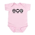 thumbnail image 1 of CafePress - Peace Love Jane Infant Bodysuit - Baby Light Bodysuit, Size Newborn - 24 Months, 1 of 4